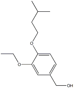 [3-ethoxy-4-(3-methylbutoxy)phenyl]methanol Struktur