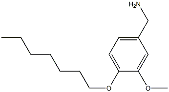 [4-(heptyloxy)-3-methoxyphenyl]methanamine Struktur