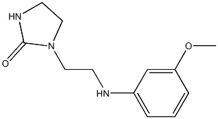 1-{2-[(3-methoxyphenyl)amino]ethyl}imidazolidin-2-one Struktur