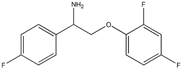 2-(2,4-difluorophenoxy)-1-(4-fluorophenyl)ethanamine Structure