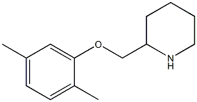 2-(2,5-dimethylphenoxymethyl)piperidine Structure