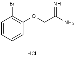 2-(2-bromophenoxy)ethanimidamide Struktur