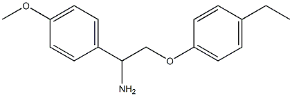 2-(4-ethylphenoxy)-1-(4-methoxyphenyl)ethanamine Struktur