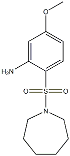2-(azepane-1-sulfonyl)-5-methoxyaniline Struktur