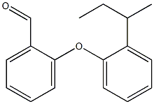 2-[2-(butan-2-yl)phenoxy]benzaldehyde Struktur