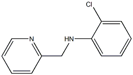 2-chloro-N-(pyridin-2-ylmethyl)aniline Structure