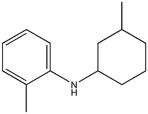 2-methyl-N-(3-methylcyclohexyl)aniline Struktur