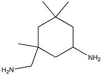 3-(aminomethyl)-3,5,5-trimethylcyclohexan-1-amine Struktur