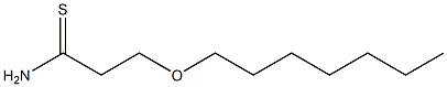 3-(heptyloxy)propanethioamide Struktur