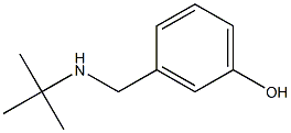 3-[(tert-butylamino)methyl]phenol Struktur