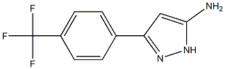 3-[4-(trifluoromethyl)phenyl]-1H-pyrazol-5-amine Struktur