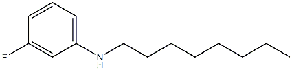 3-fluoro-N-octylaniline Struktur