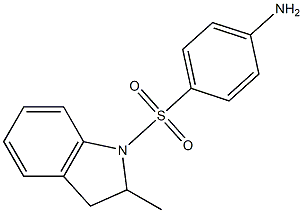 4-[(2-methyl-2,3-dihydro-1H-indole-1-)sulfonyl]aniline Struktur