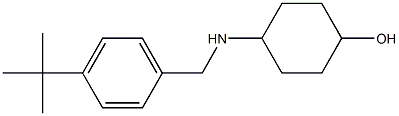 4-{[(4-tert-butylphenyl)methyl]amino}cyclohexan-1-ol Struktur