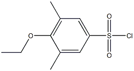 4-ethoxy-3,5-dimethylbenzene-1-sulfonyl chloride Struktur
