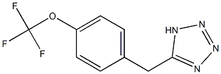 5-{[4-(trifluoromethoxy)phenyl]methyl}-1H-1,2,3,4-tetrazole Struktur
