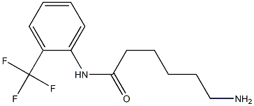 6-amino-N-[2-(trifluoromethyl)phenyl]hexanamide Struktur