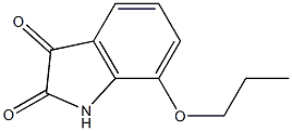 7-propoxy-1H-indole-2,3-dione Struktur