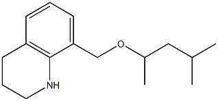 8-{[(4-methylpentan-2-yl)oxy]methyl}-1,2,3,4-tetrahydroquinoline Struktur