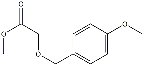 methyl 2-[(4-methoxyphenyl)methoxy]acetate Struktur