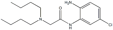 N-(2-amino-5-chlorophenyl)-2-(dibutylamino)acetamide Struktur