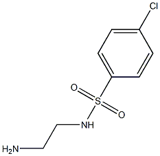 N-(2-aminoethyl)-4-chlorobenzene-1-sulfonamide Struktur