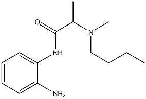 N-(2-aminophenyl)-2-[butyl(methyl)amino]propanamide Struktur