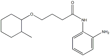 N-(2-aminophenyl)-4-[(2-methylcyclohexyl)oxy]butanamide