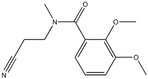 N-(2-cyanoethyl)-2,3-dimethoxy-N-methylbenzamide Struktur