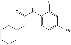 N-(4-amino-2-chlorophenyl)-2-cyclohexylacetamide Struktur
