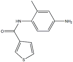 N-(4-amino-2-methylphenyl)thiophene-3-carboxamide Struktur
