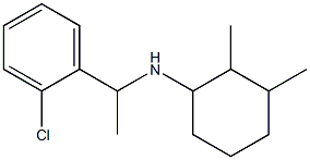 N-[1-(2-chlorophenyl)ethyl]-2,3-dimethylcyclohexan-1-amine Struktur