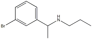 N-[1-(3-bromophenyl)ethyl]-N-propylamine Struktur