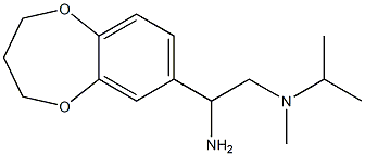 N-[2-amino-2-(3,4-dihydro-2H-1,5-benzodioxepin-7-yl)ethyl]-N-isopropyl-N-methylamine Struktur