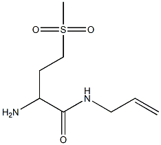 N-allyl-2-amino-4-(methylsulfonyl)butanamide Struktur