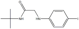 N-tert-butyl-2-[(4-iodophenyl)amino]acetamide Struktur