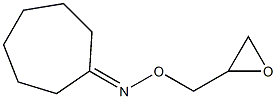 Cycloheptanone O-oxiranylmethyl-oxime Struktur