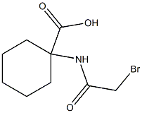 1-(2-Bromo-acetylamino)-cyclohexanecarboxylic acid, 1148027-02-4, 結構式
