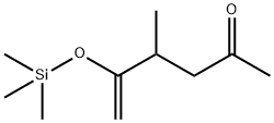 5-Hexen-2-one,  4-methyl-5-[(trimethylsilyl)oxy]- Struktur