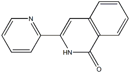 3-(2-pyridinyl)-1(2H)-isoquinolinone Struktur