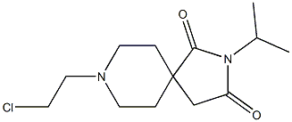 8-(2-chloroethyl)-2-isopropyl-2,8-diazaspiro[4.5]decane-1,3-dione Struktur