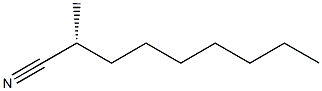 [R,(-)]-2-Methylnonanenitrile Struktur