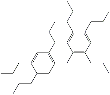 5,5'-Methylenebis(1,2,4-tripropylbenzene) Struktur
