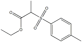 2-(4-Methylphenylsulfonyl)propionic acid ethyl ester Struktur