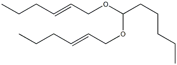 ヘキサナールジ[(E)-2-ヘキセニル]アセタール 化學(xué)構(gòu)造式