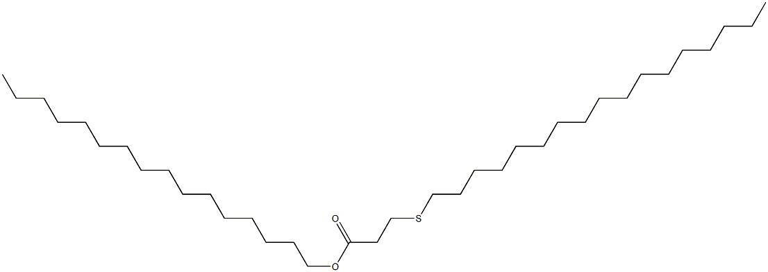 3-(Heptadecylthio)propionic acid hexadecyl ester Struktur