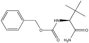 (+)-[(S)-1-Carbamoyl-2,2-dimethylpropyl]carbamic acid benzyl ester Struktur