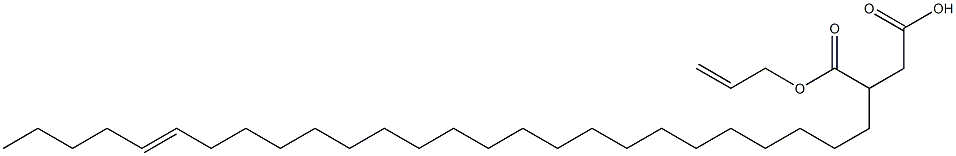 3-(21-Hexacosenyl)succinic acid 1-hydrogen 4-allyl ester Struktur