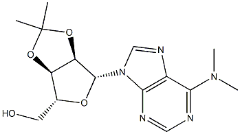 N,N-Dimethyl-2'-O,3'-O-(isopropylidene)adenosine Struktur