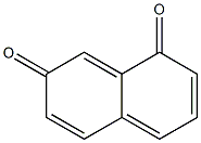 1,7-ナフトキノン 化學(xué)構(gòu)造式